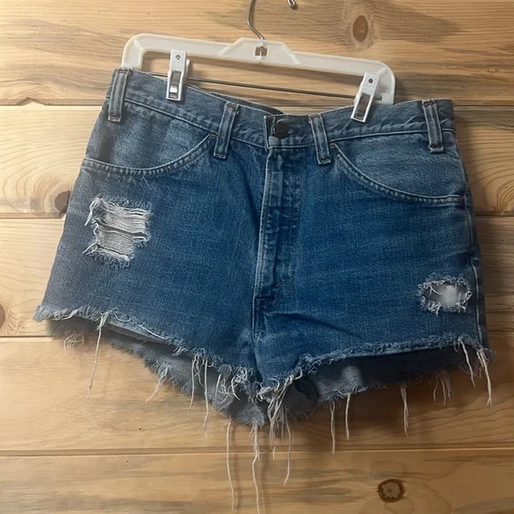 Vintage orange tag Levi Denim Shorts